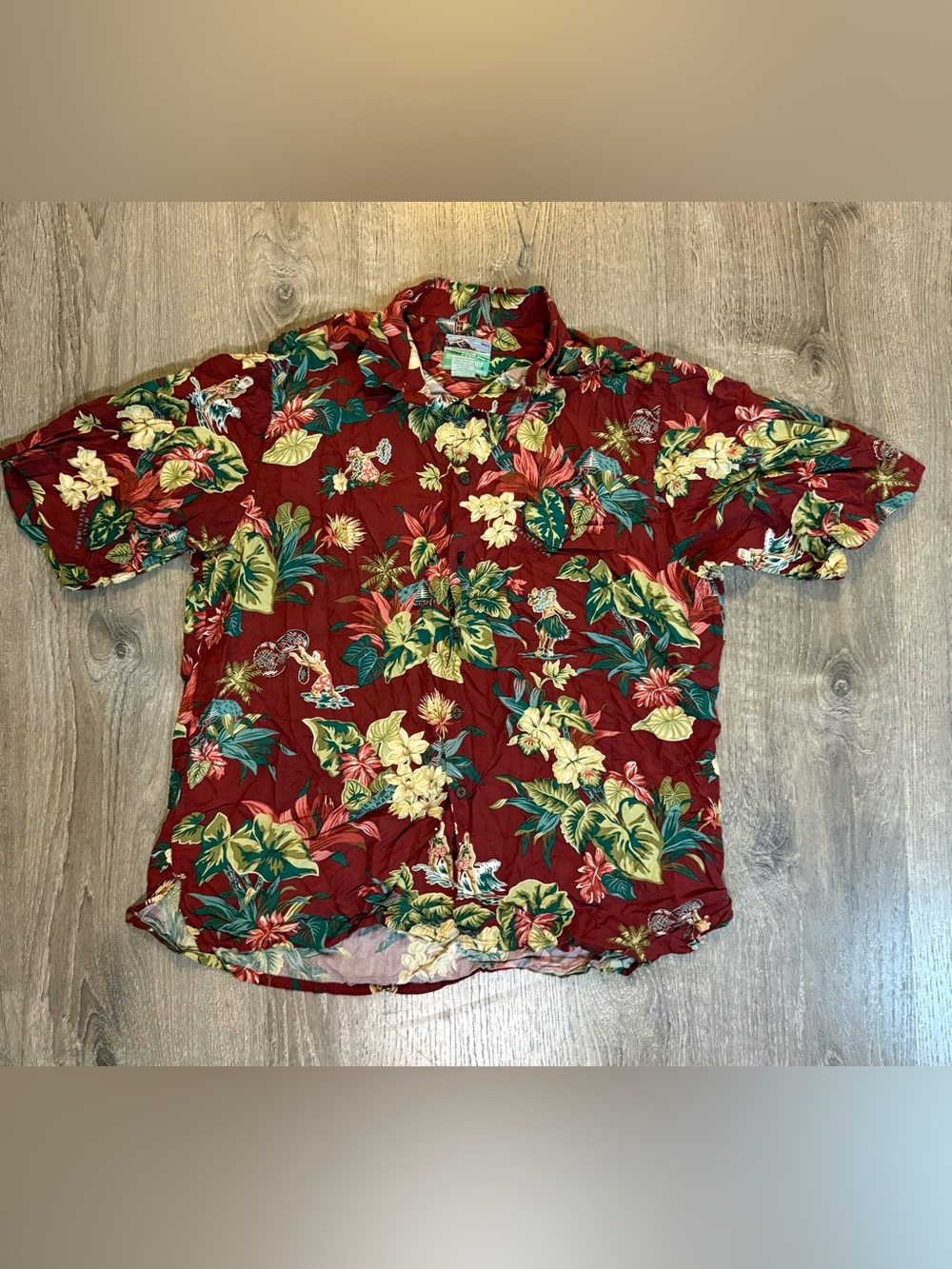 Vintage Reyn Spooner Hawaiian Shirt Santa Claus Mens